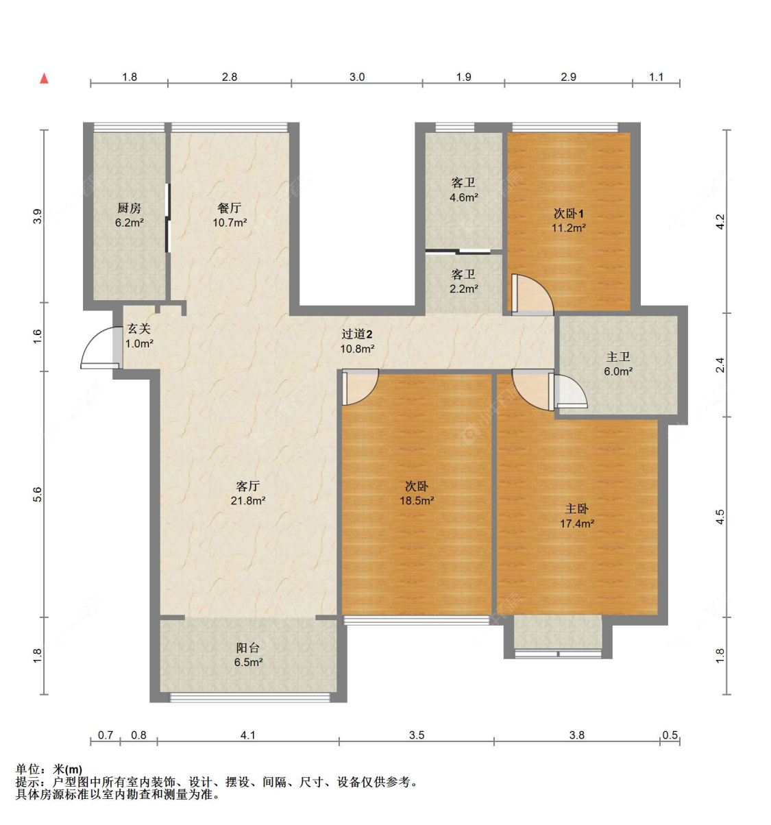 苏州中联铂悦在售二手房源户型图_小牛看房