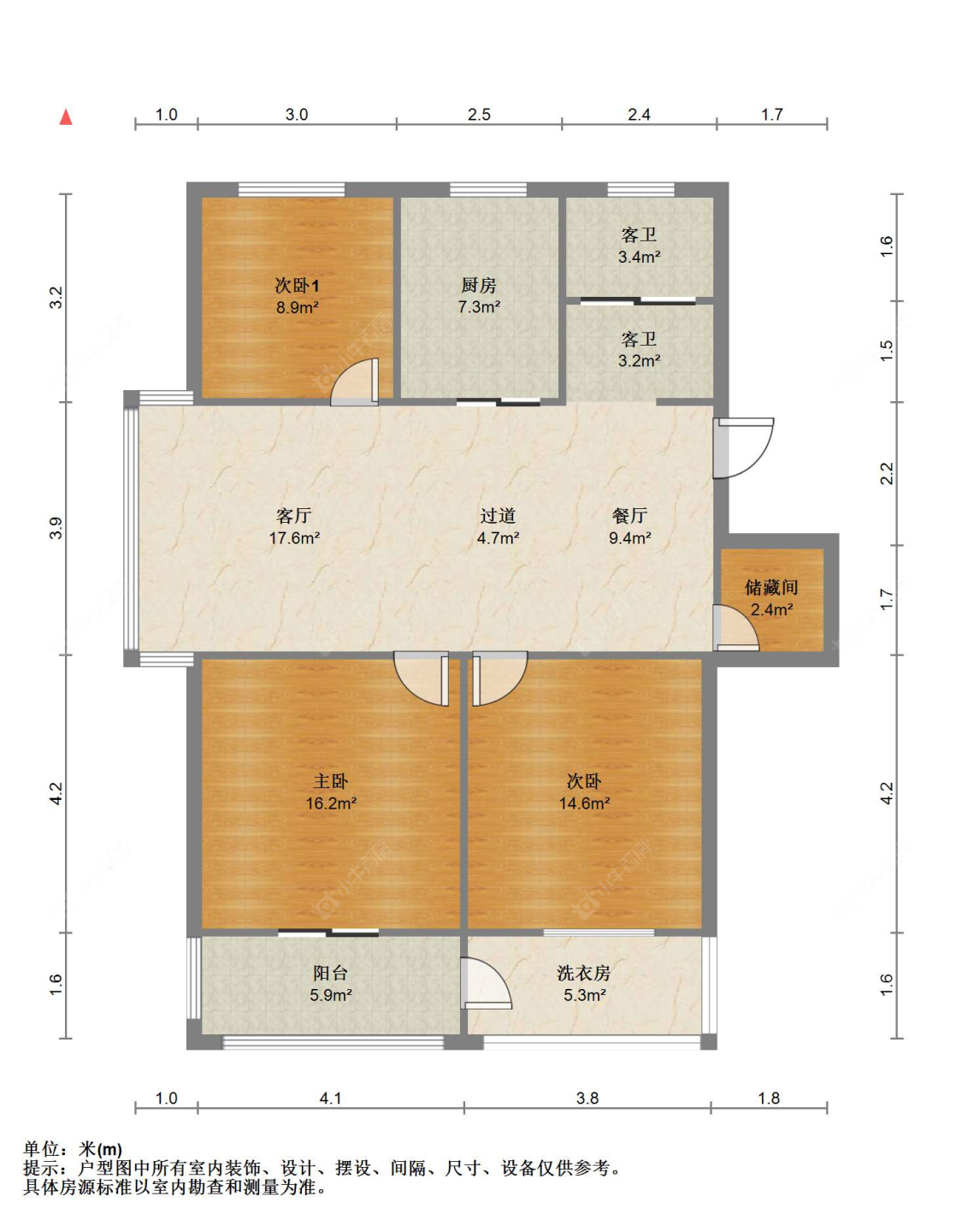 苏州民丰苑(西区)在售二手房源户型图_小牛看房