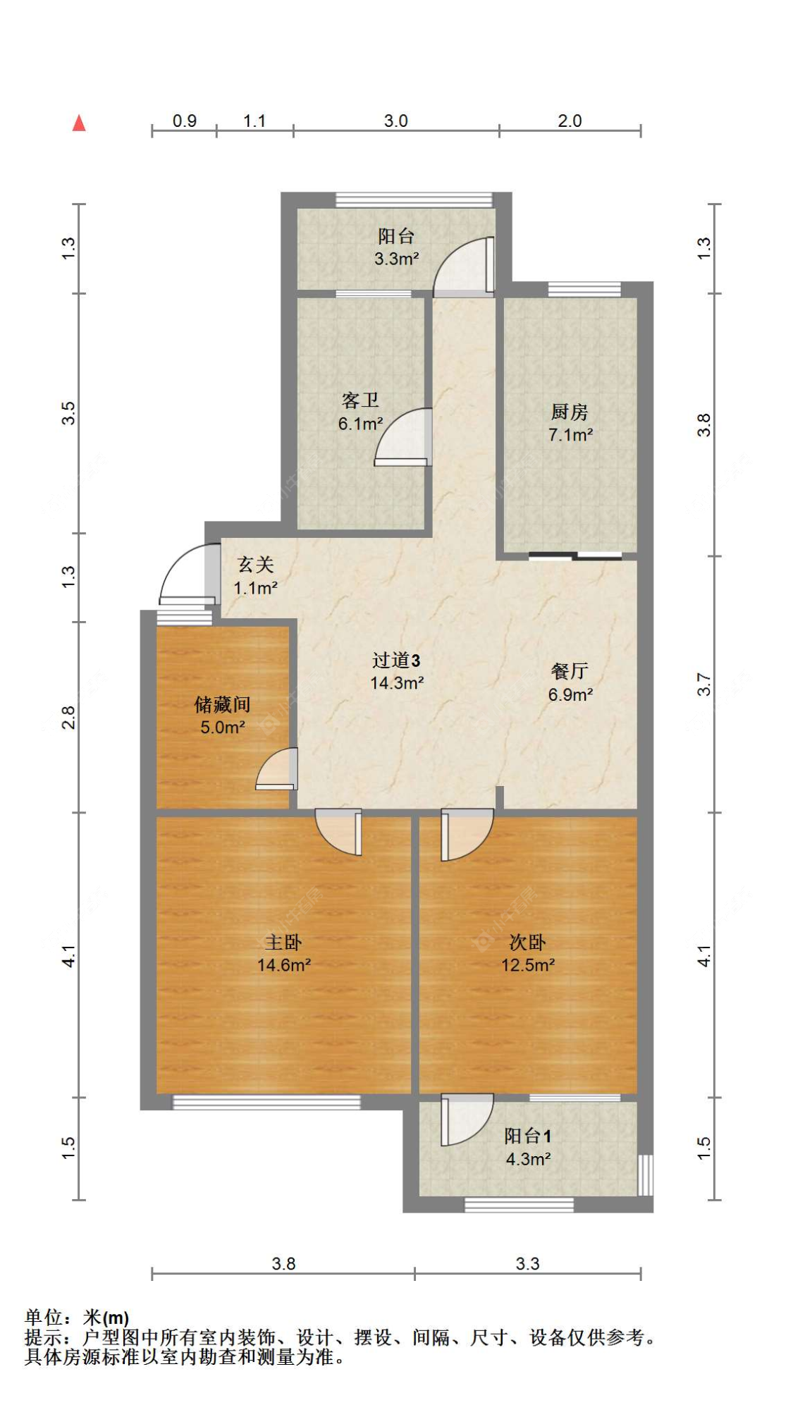 苏州南苑新村(西区)在售二手房源户型图_小牛看房