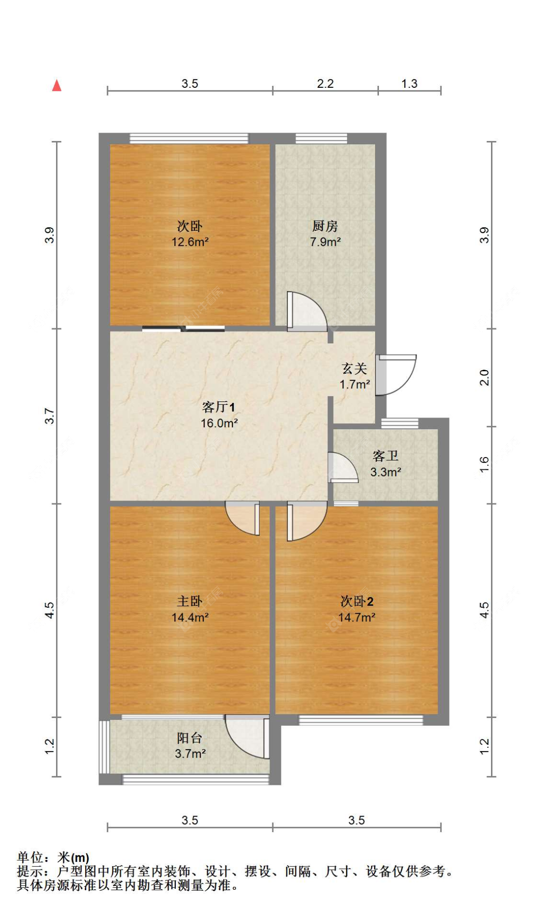 苏州南苑新村(东区)在售二手房源户型图_小牛看房