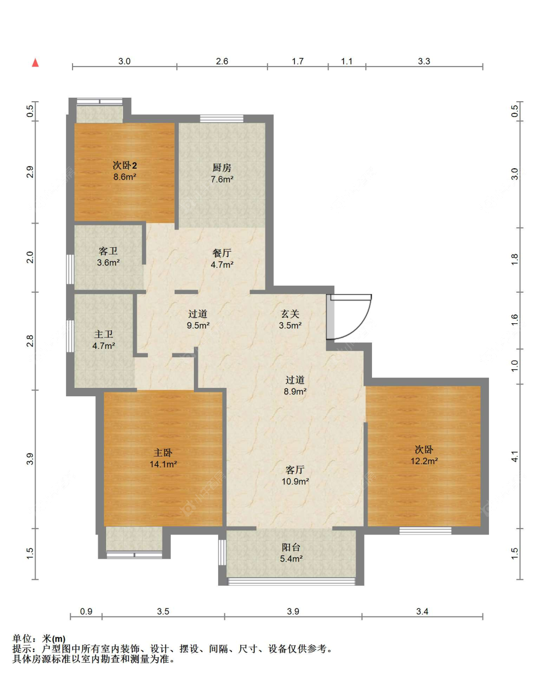 苏州新乘北苑四期在售二手房源户型图_小牛看房