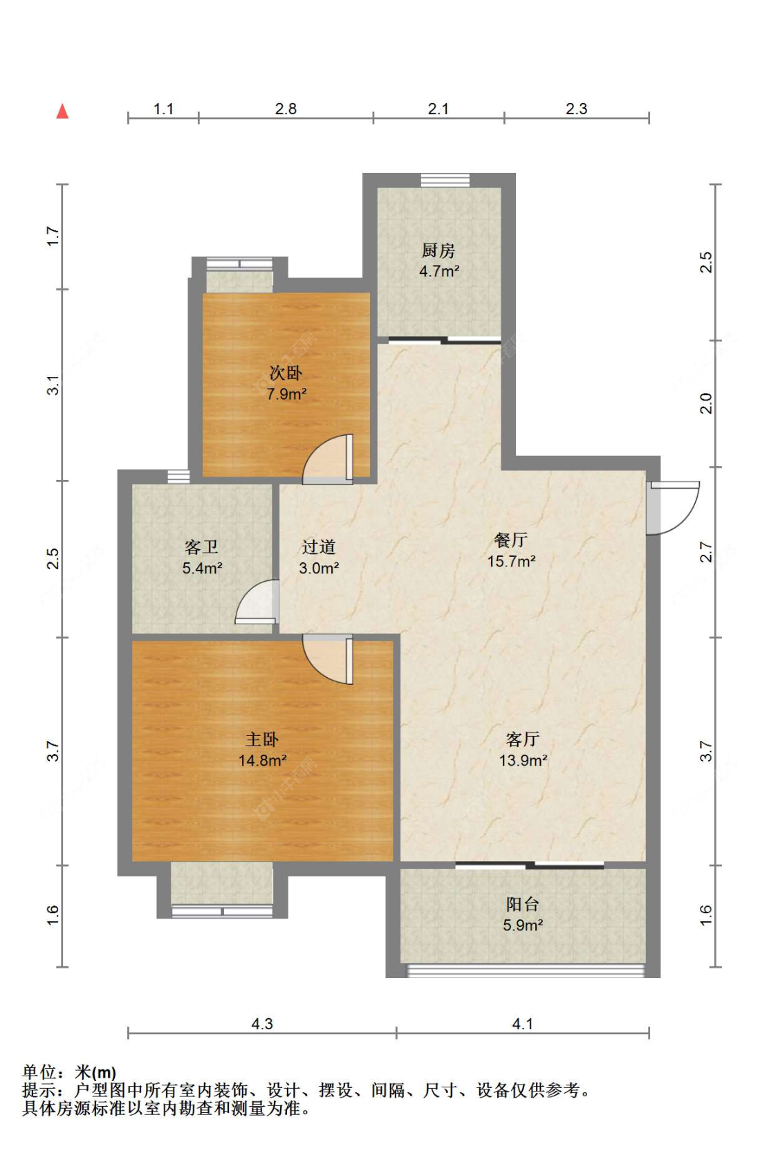 苏州新乘北苑四期在售二手房源户型图_小牛看房