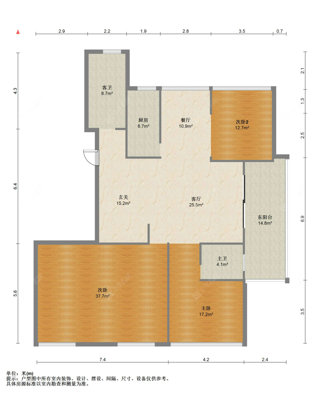 苏州皇家首座(东区)在售二手房源户型图_小牛看房