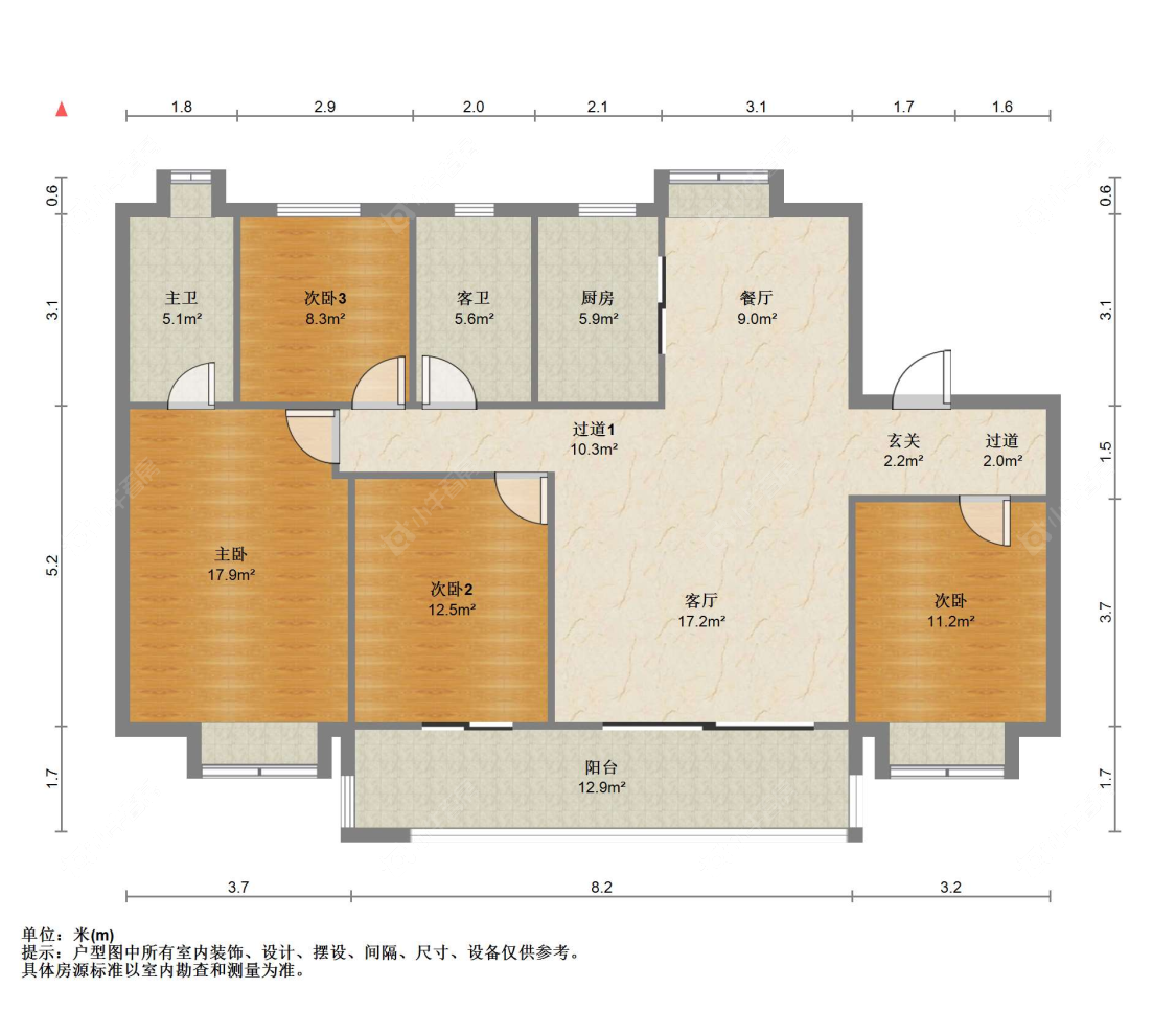 苏州云樾兰庭在售二手房源户型图_小牛看房