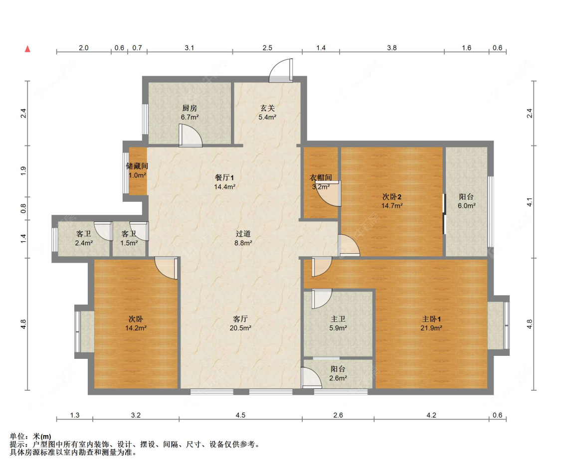 苏州雅美阁花园在售二手房源户型图_小牛看房