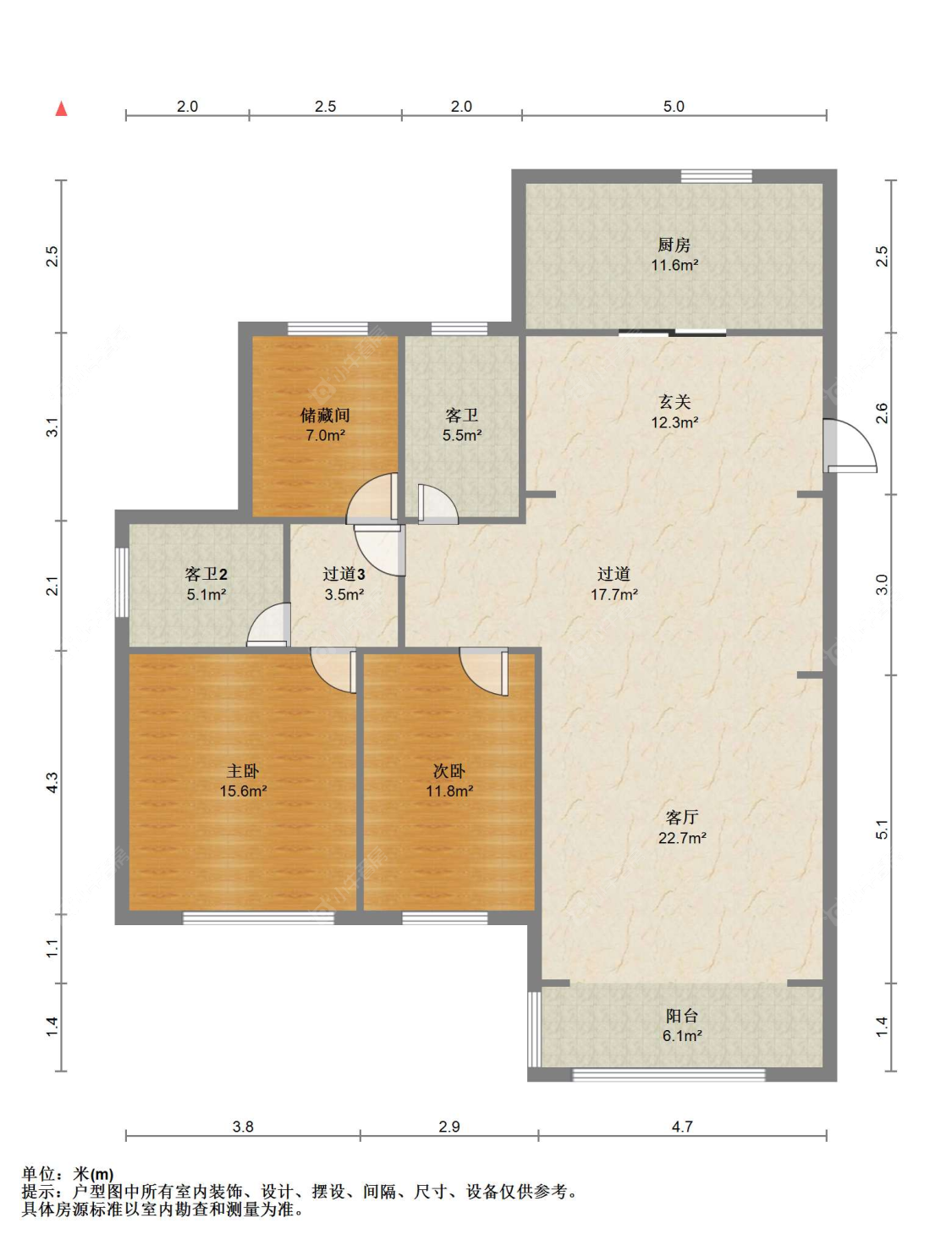 苏州振兴花苑在售二手房源户型图_小牛看房