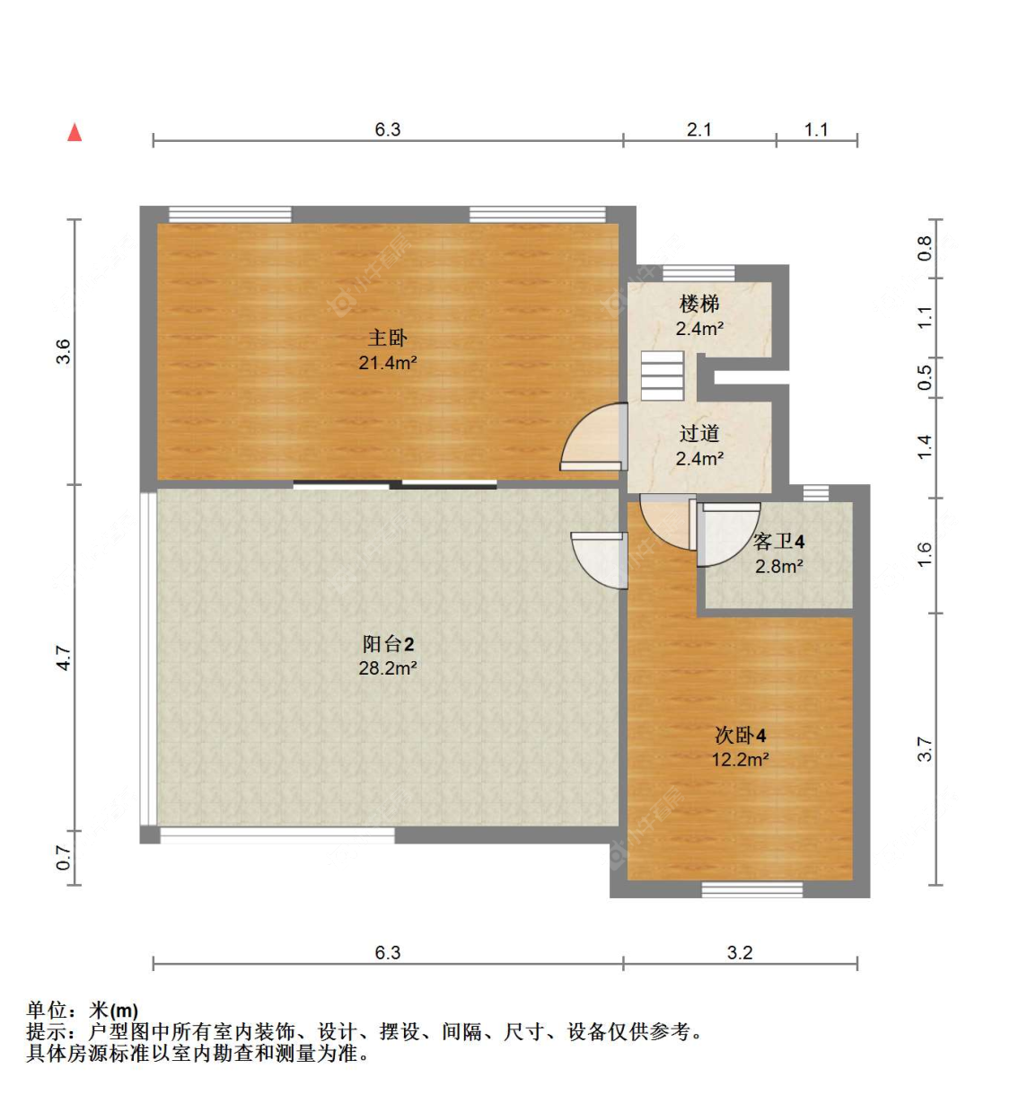 苏州中锐星奕湾在售二手房源户型图_小牛看房