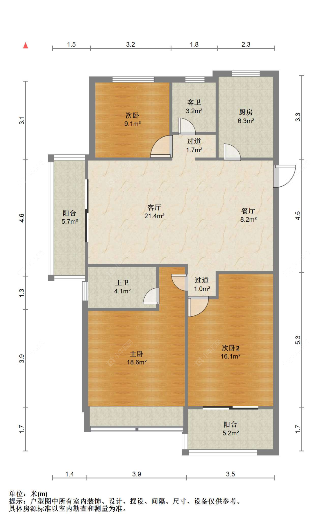 苏州祥生金麟府在售二手房源户型图_小牛看房