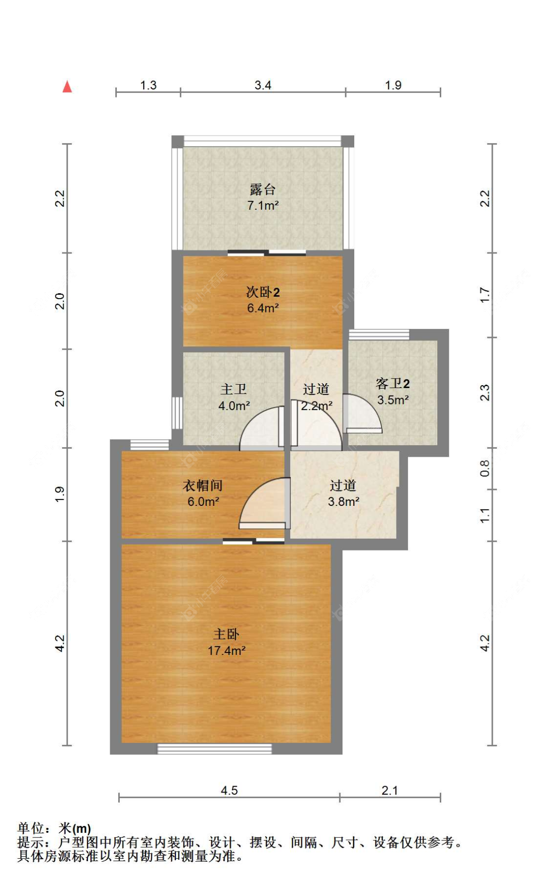 苏州珑樾花园在售二手房源户型图_小牛看房