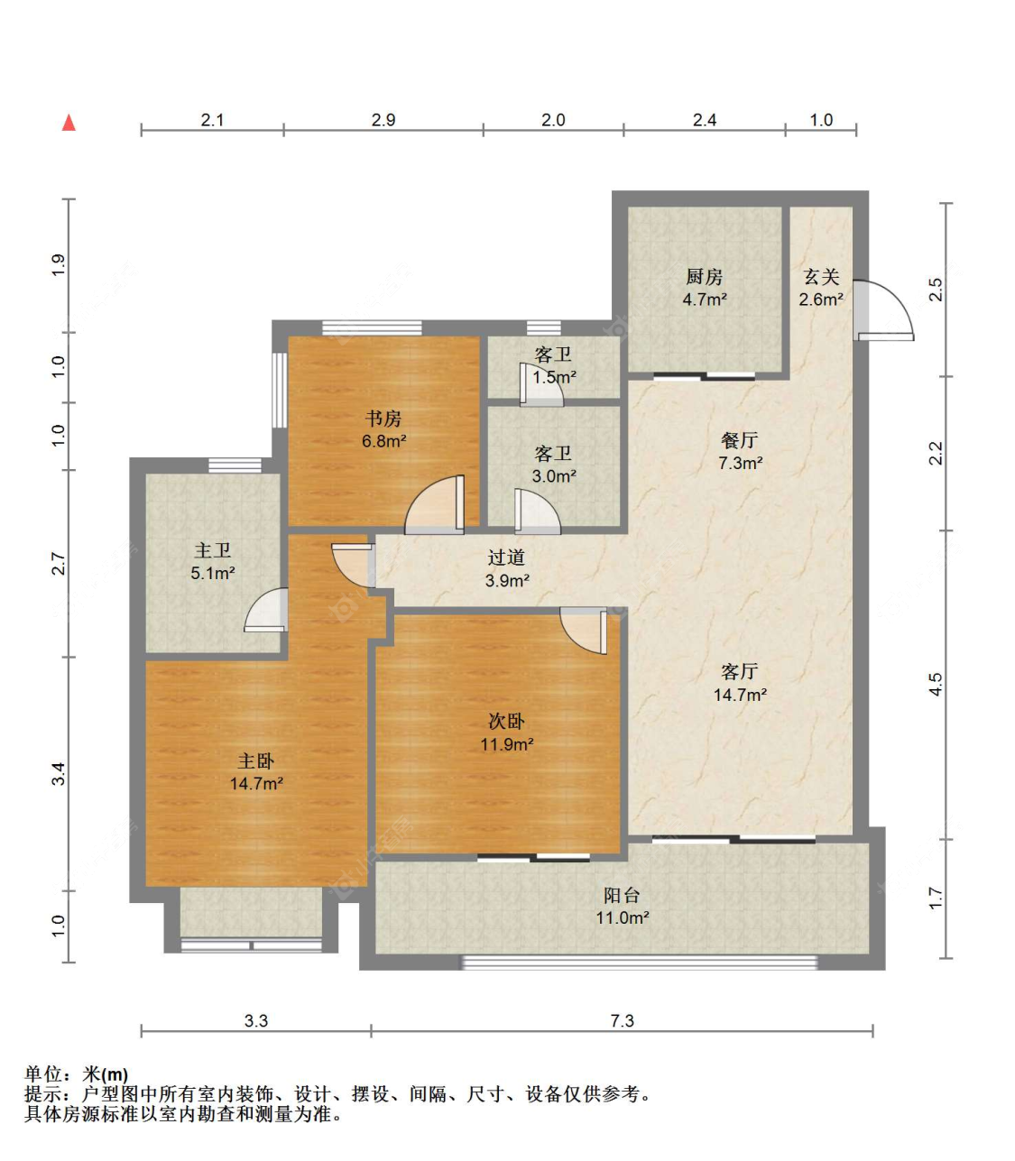 苏州建发和玺在售二手房源户型图_小牛看房