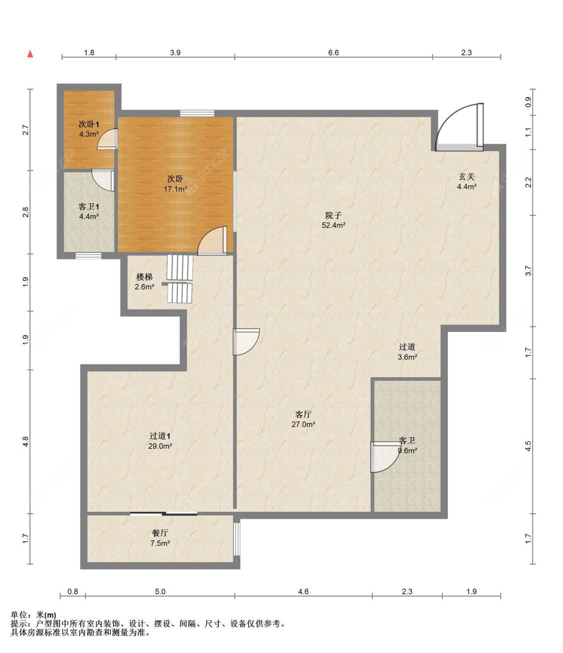 苏州世茂九溪墅(别墅)在售二手房源户型图_小牛看房