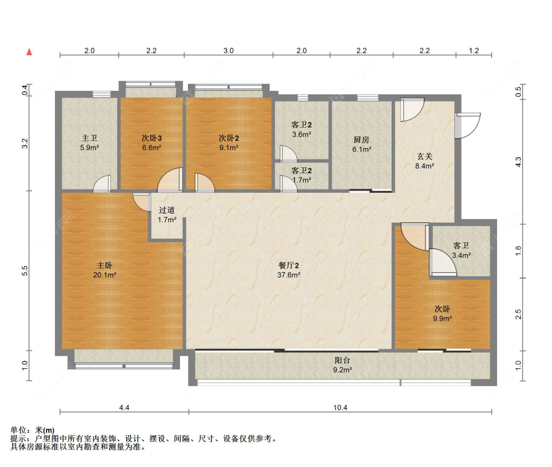 苏州建发和玺在售二手房源户型图_小牛看房