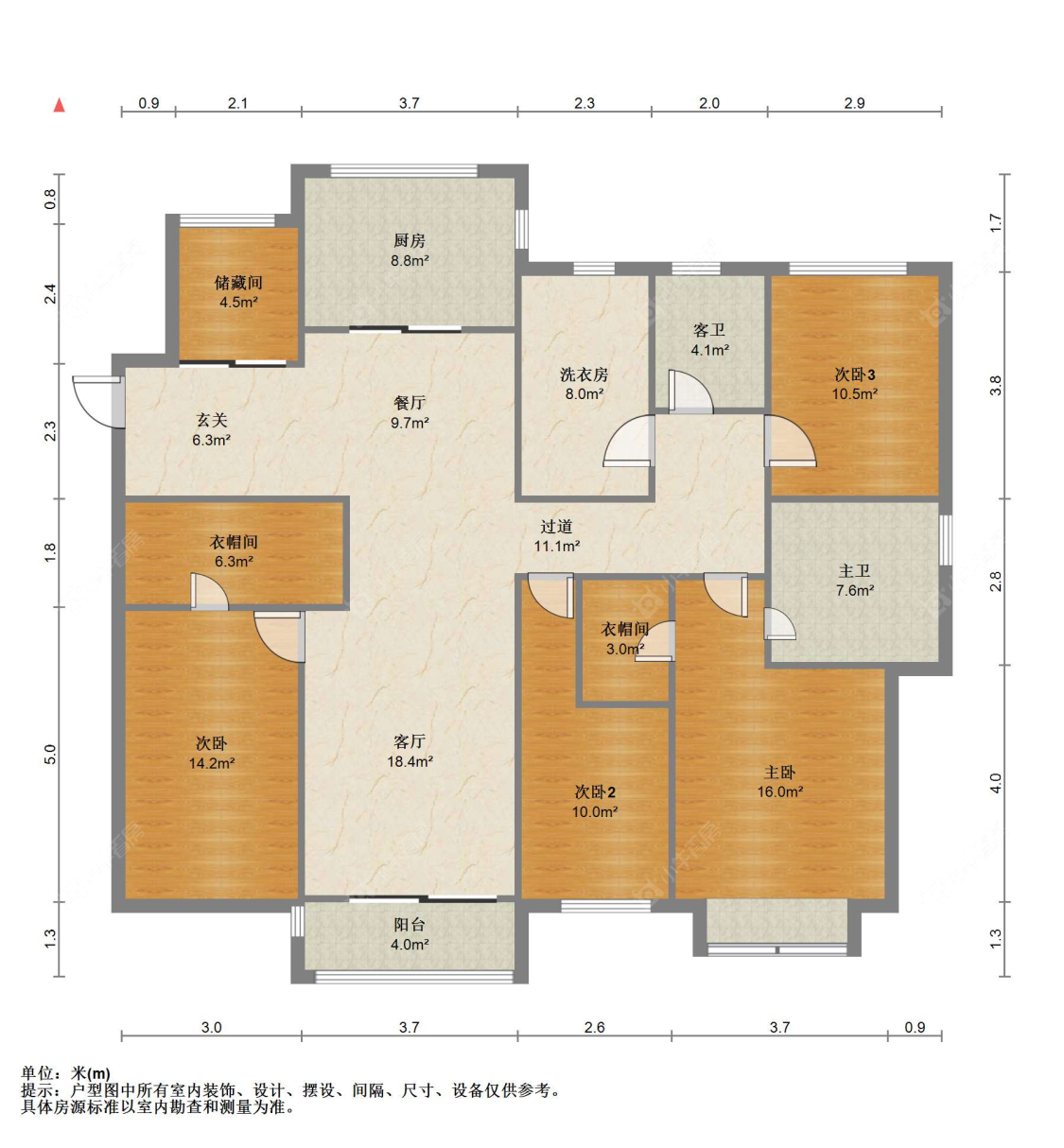 苏州香蜜湖公馆(西区)在售二手房源户型图_小牛看房