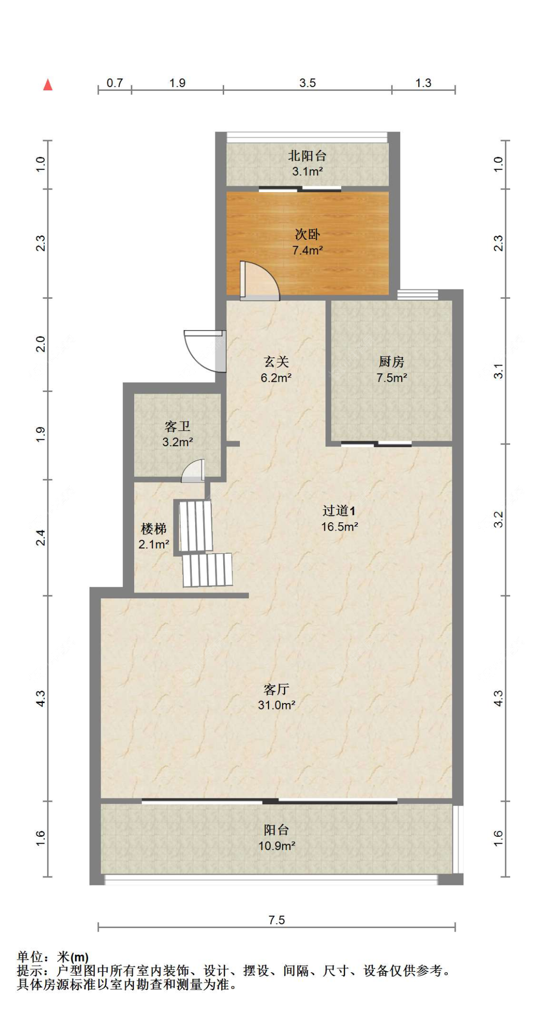 苏州金茂滨湖名邸在售二手房源户型图_小牛看房