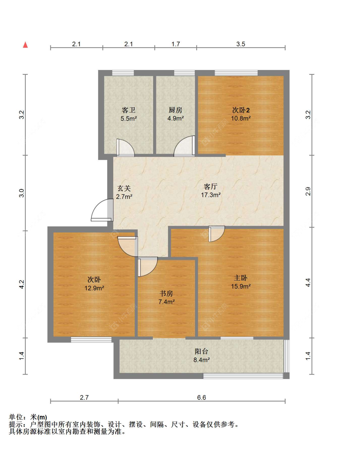 苏州文锦雅墅在售二手房源户型图_小牛看房