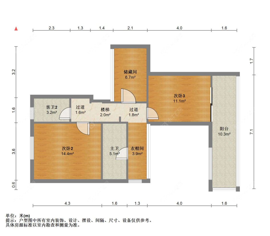 苏州湖悦天境在售二手房源户型图_小牛看房