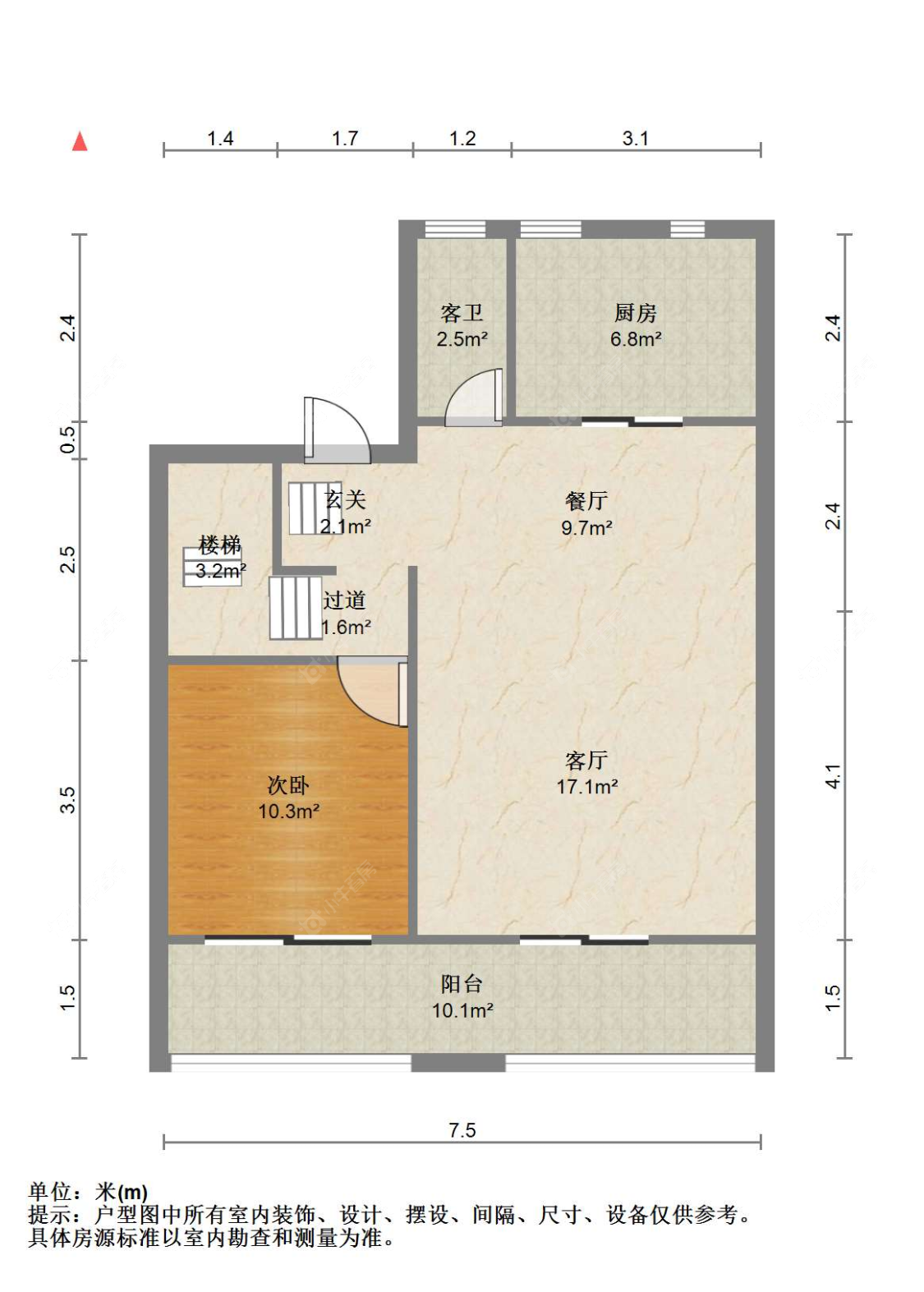 苏州湖悦天境在售二手房源户型图_小牛看房
