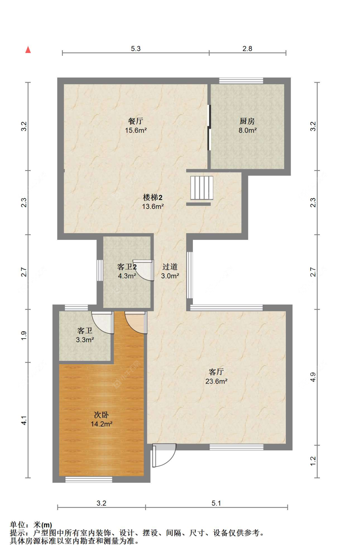 苏州张家港苏园在售二手房源户型图_小牛看房