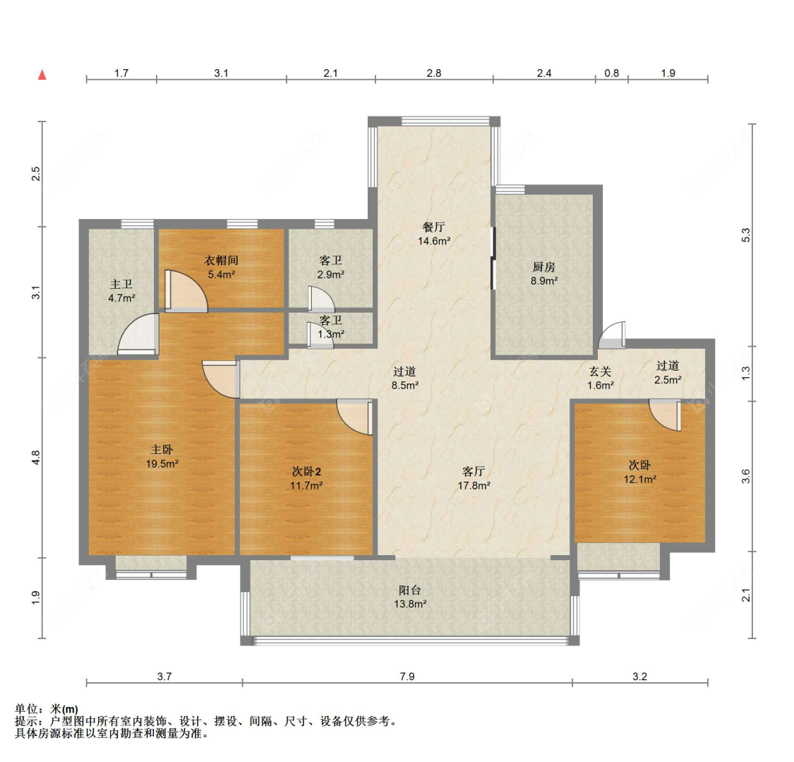 苏州碧桂园翡翠湾(三期)在售二手房源户型图_小牛看房