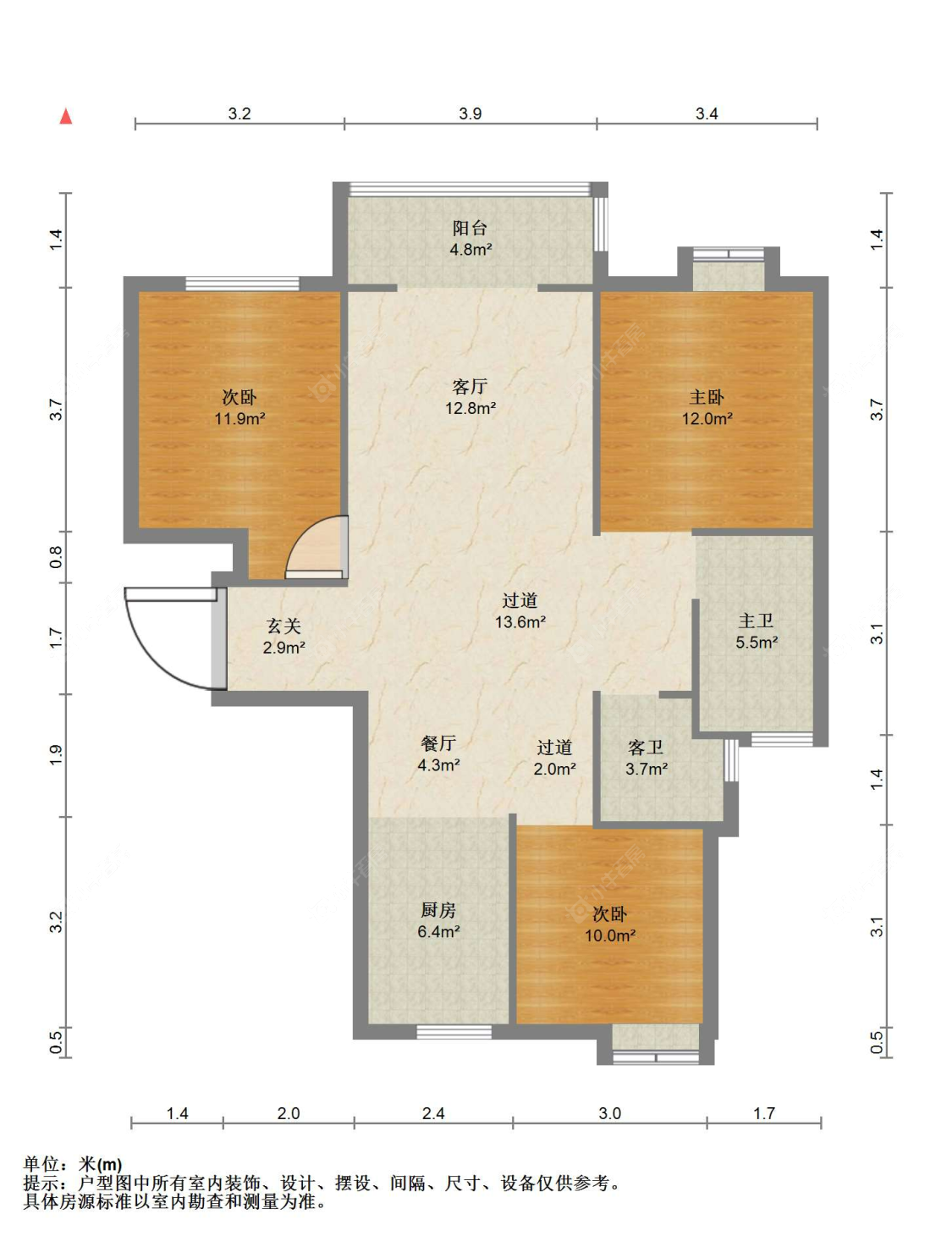 苏州新乘北苑四期在售二手房源户型图_小牛看房