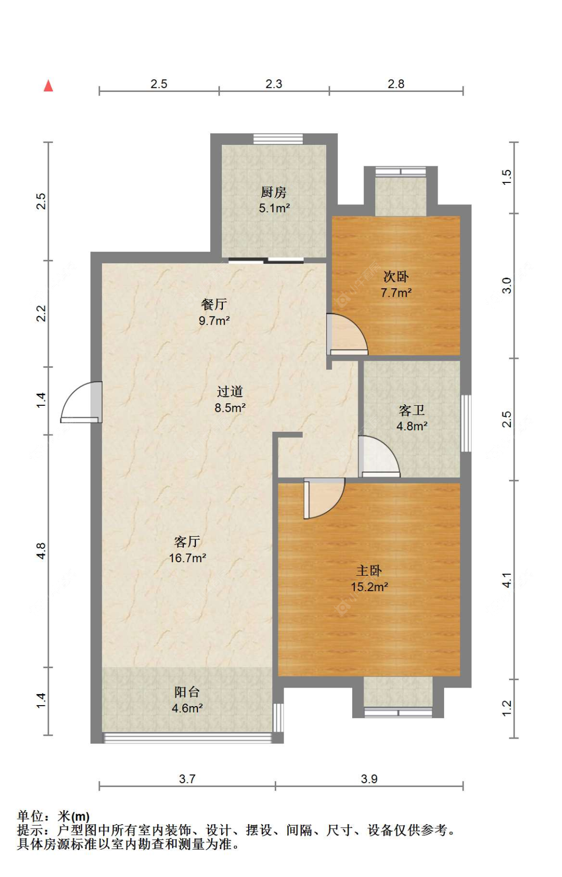苏州丽新花苑在售二手房源户型图_小牛看房