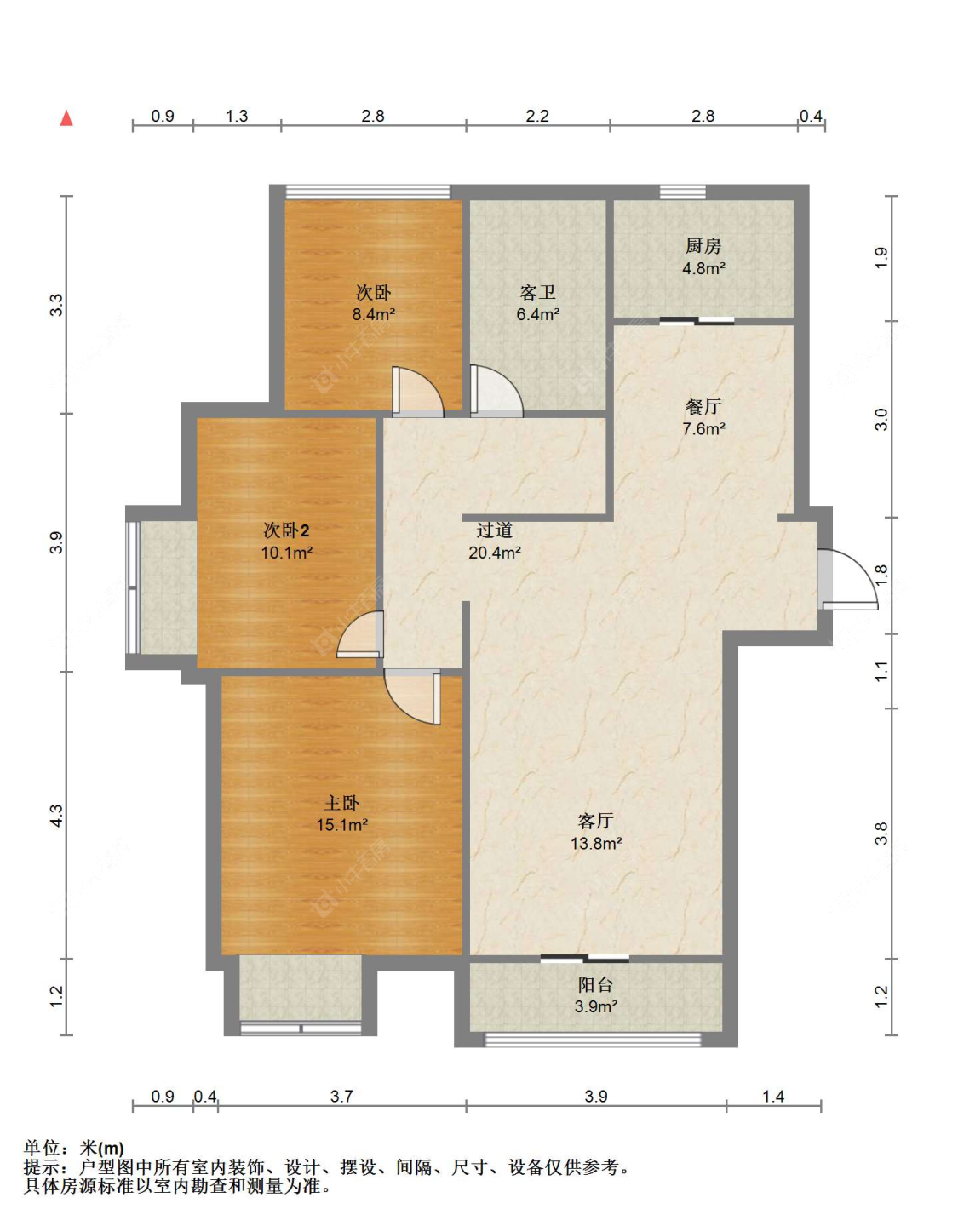 苏州中联铂悦在售二手房源户型图_小牛看房
