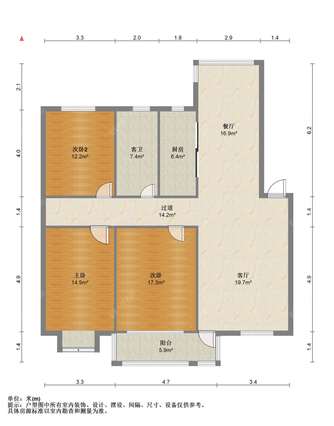 苏州骏马苑在售二手房源户型图_小牛看房