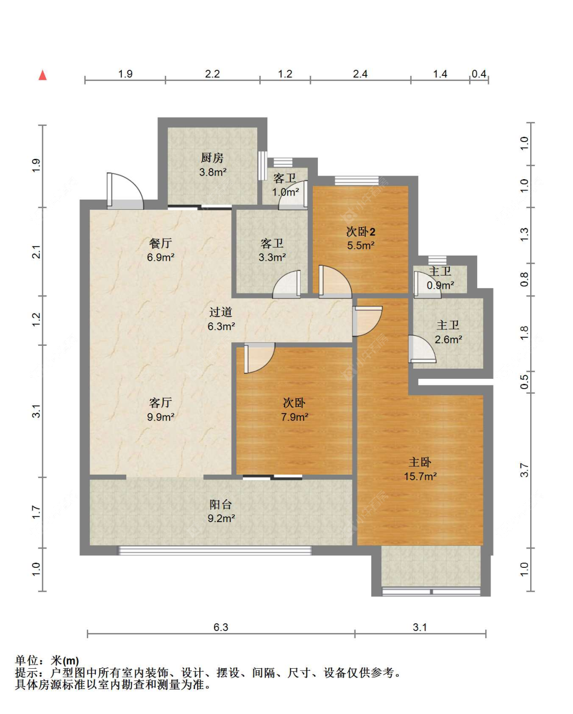 苏州建发和玺在售二手房源户型图_小牛看房