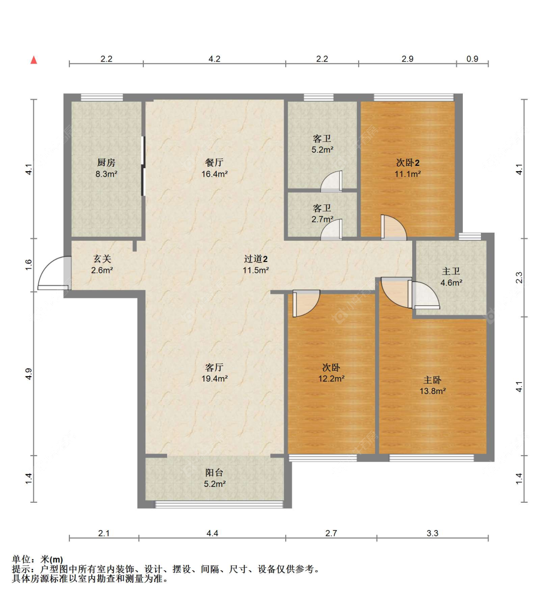 苏州君临新城在售二手房源户型图_小牛看房