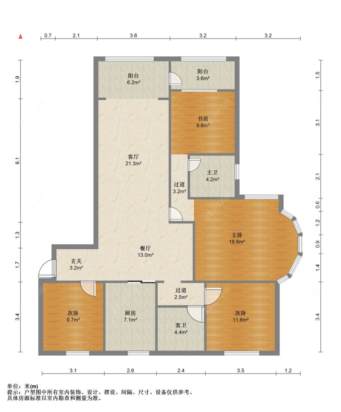 苏州汇金新城在售二手房源户型图_小牛看房