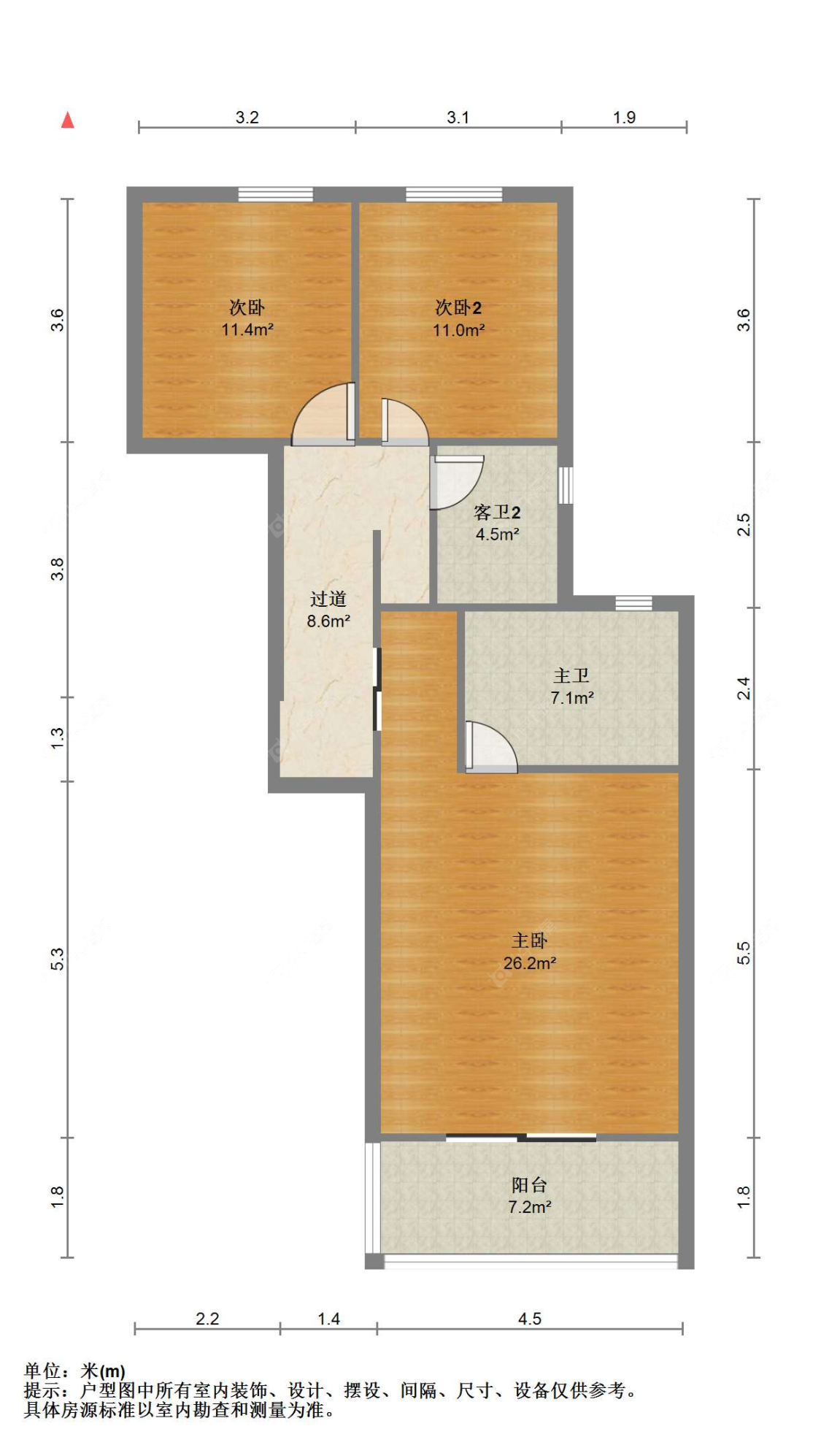 苏州世茂九溪墅(别墅)在售二手房源户型图_小牛看房