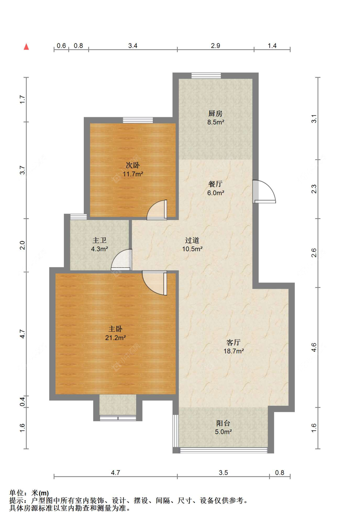 苏州南新花苑在售二手房源户型图_小牛看房