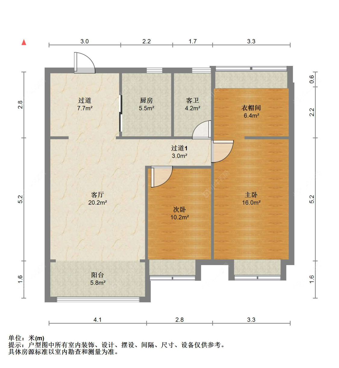 苏州棠颂云著在售二手房源户型图_小牛看房