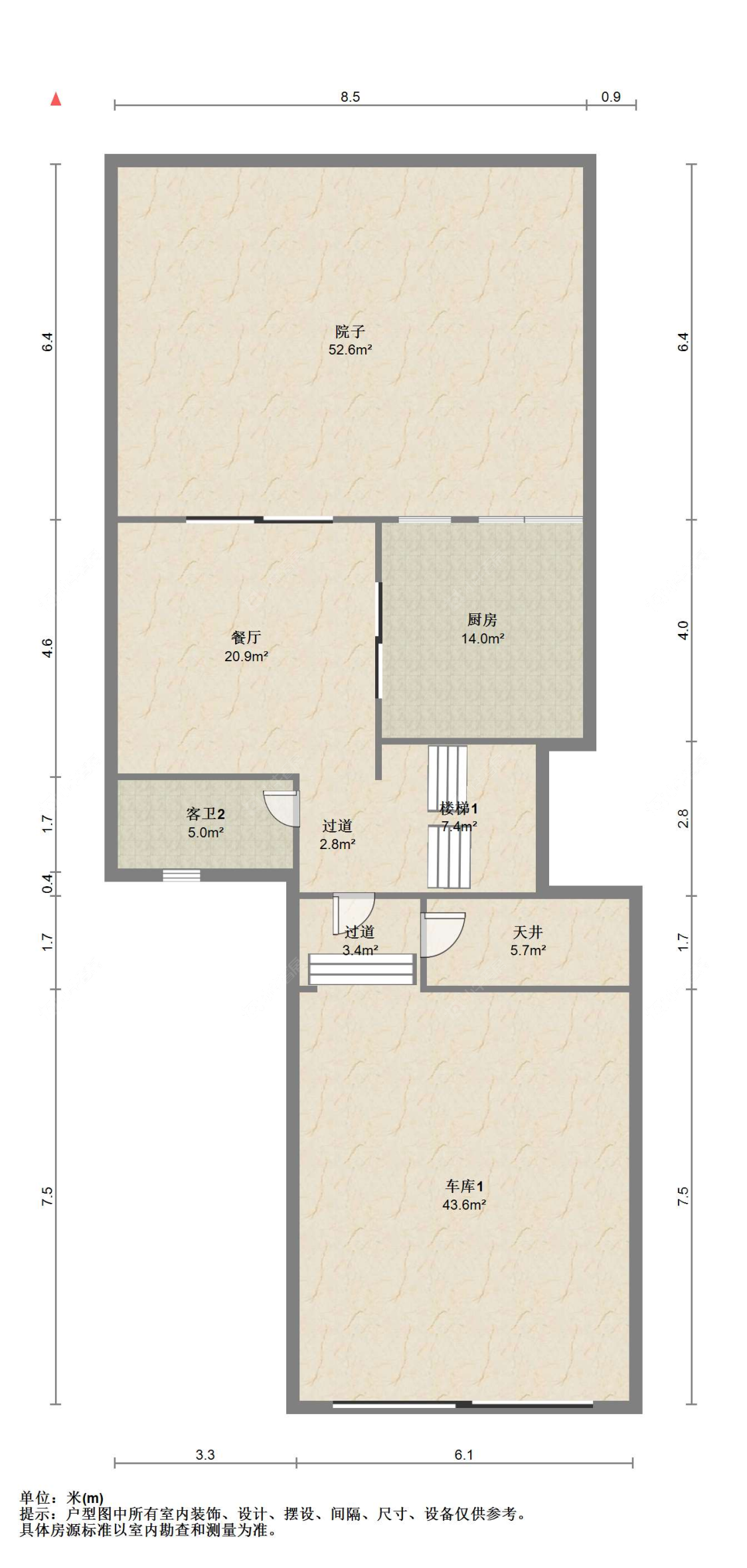 苏州香蜜湖公馆(别墅)东区在售二手房源户型图_小牛看房