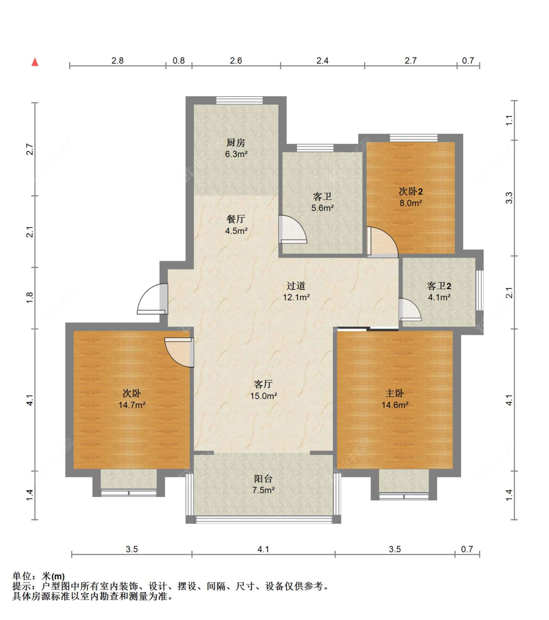 苏州范庄花苑在售二手房源户型图_小牛看房